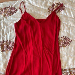 Reformation Marlowe dress (S) in red